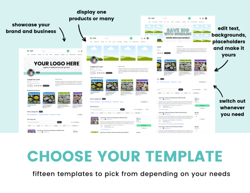TPT Profile Banner Templates - Image 2