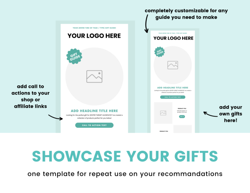 Gift Guide - Flodesk Newsletter Templates - Image 2