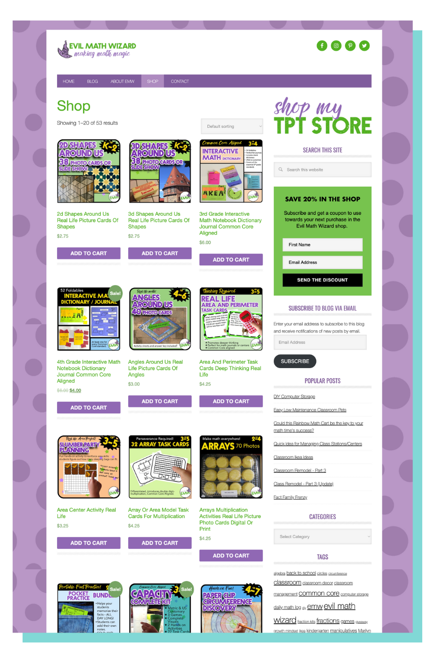 PORTFOLIO - Deirdre Shop