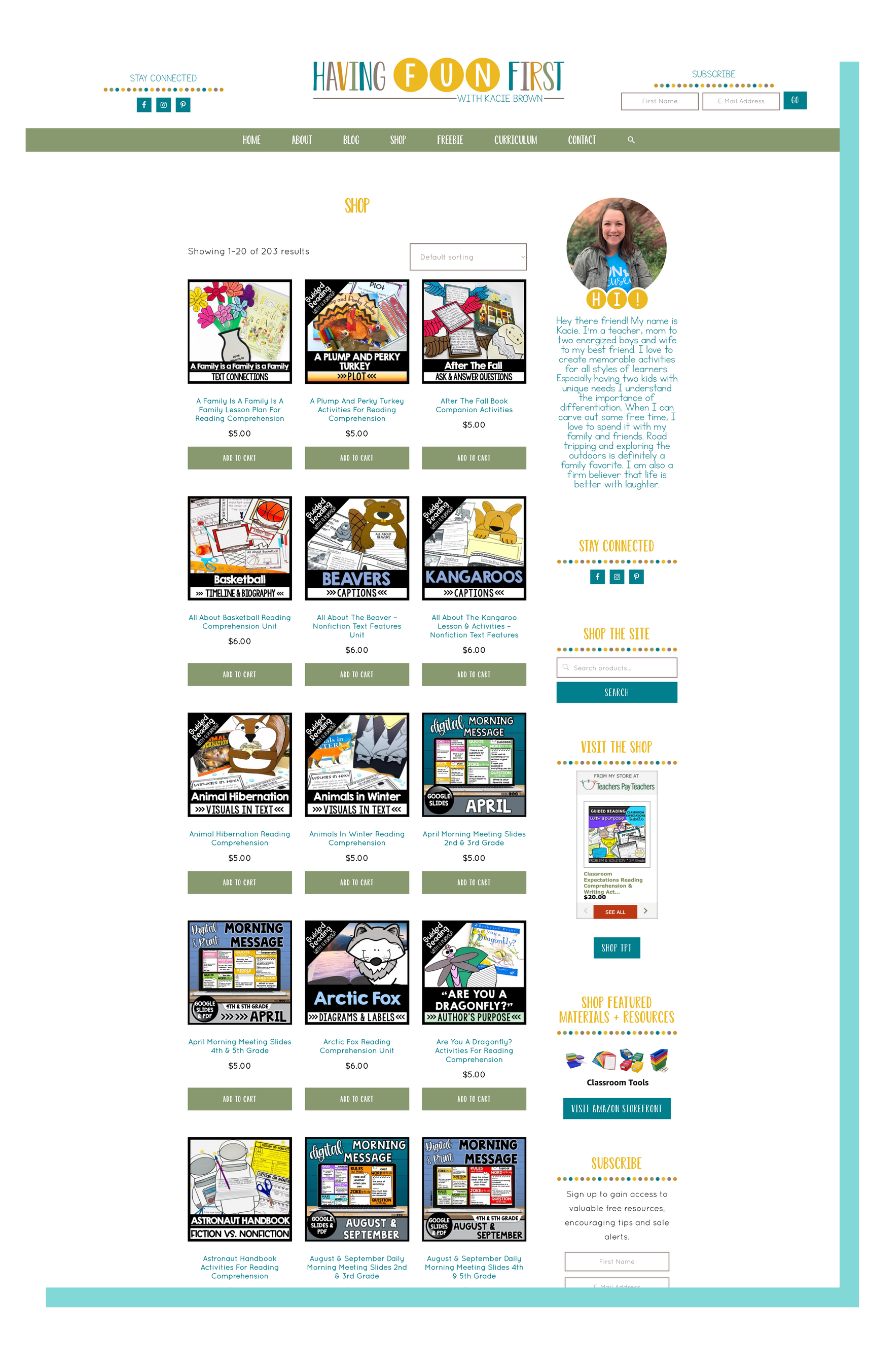 PORTFOLIO - Kacie Shop