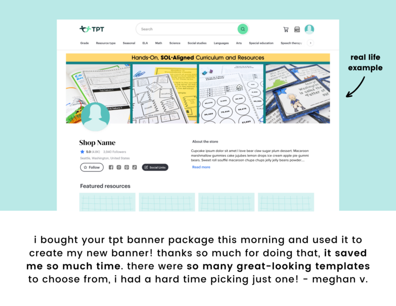 TPT Profile Banner Templates - Image 5