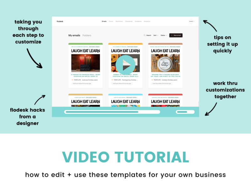 Winter Holiday Pack - Flodesk Newsletter Templates - Image 5